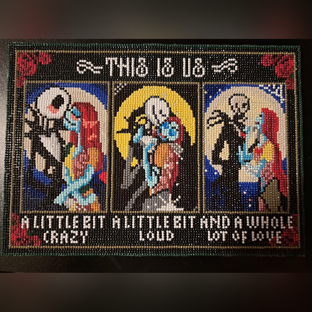 Nightmare before Christmas, finished diamond painting